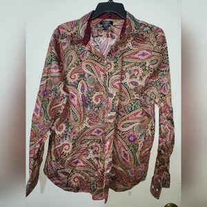 Chaps paisley shirt